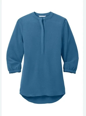 NWOT Port Authority Women's 100% Polyester Crepe 3/4Sleeve Tunic Blouse Size XXL - Image 1 of 4