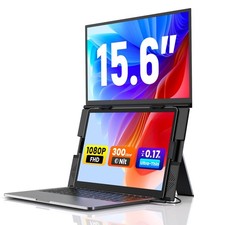 SMISEACOW Laptop Screen Extender 15.6" for 13-17.3'' Laptops, Portable Dual Moni