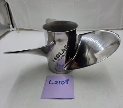 Solas stainless 15-1/4 x 17 3 blade RH