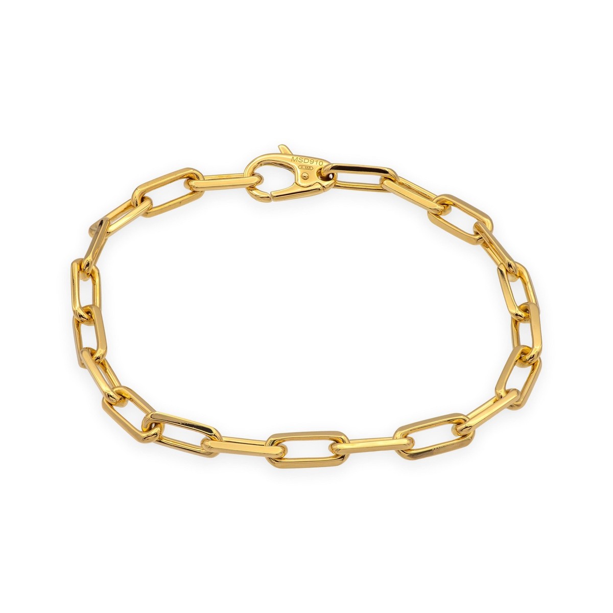 Santos de Cartier 18K Yellow Gold Link Bracelet –