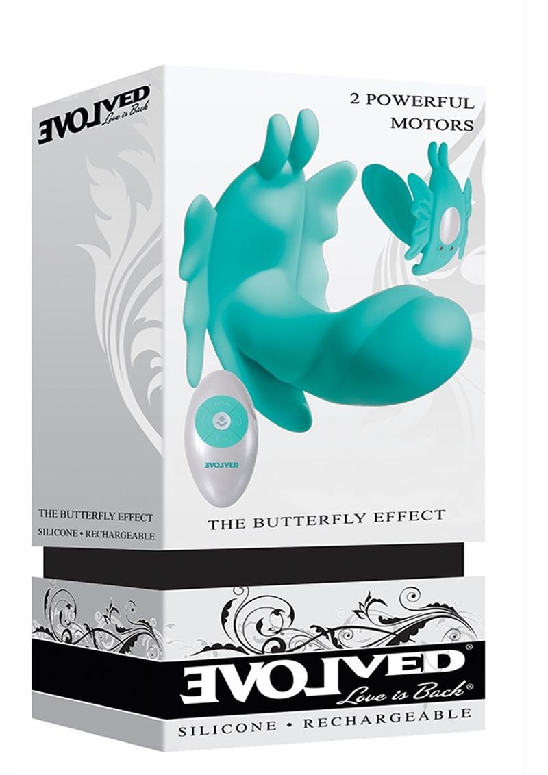 The Butterfly Effect Rechargeable Silicone Dual Motor Vibrator with Remote