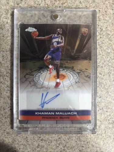 2025 Topps Chrome Khaman Maluach Refractors (RAW)
