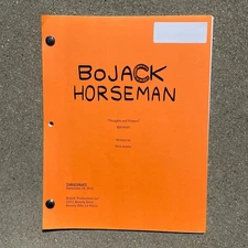 Bojack Horseman Thoughts and Prayers Episode Original 2016 Table Draft Script