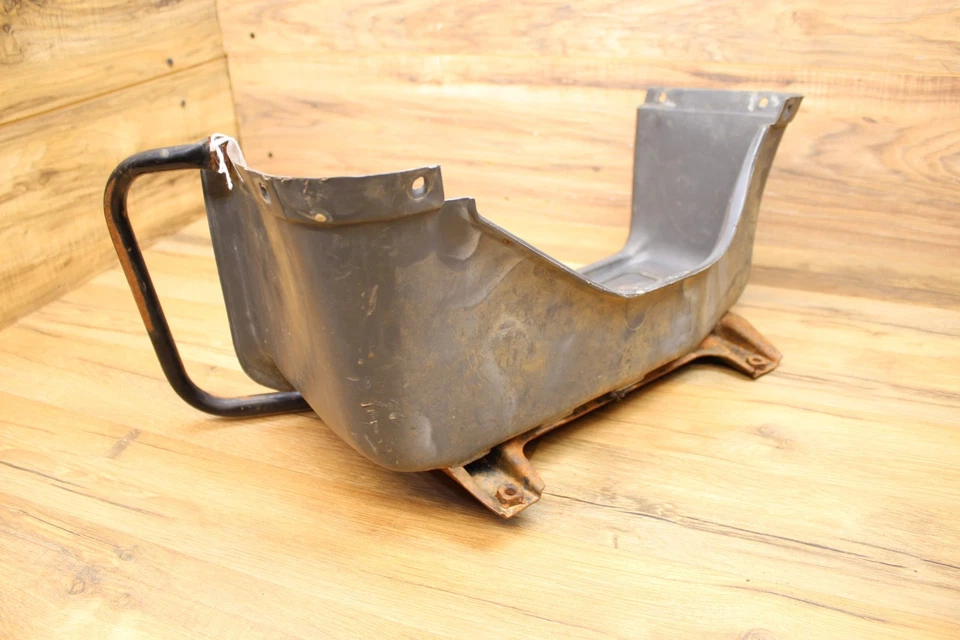 2001 01 Polaris Scrambler 50 90 Left Footwell Foot Guard w Bracket *Nice - Image 3 of 4