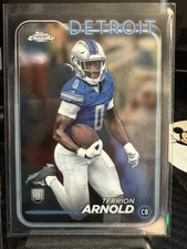 2024 Topps Chrome Football Terrion Arnold Rookie Card 228