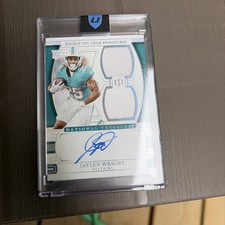2024 Panini National Treasures Rookie Gear Jaylen Wright 10/25 Dolphins 🔥🔥