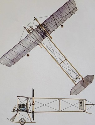 Wright Baby Plane Picture Aircraft Article Original Vintage Detail Info Sheet   