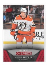 2024-25 UPPER DECK OVERTIME HOCKEY CUTTER GAUTHIER ROOKIE RED #92