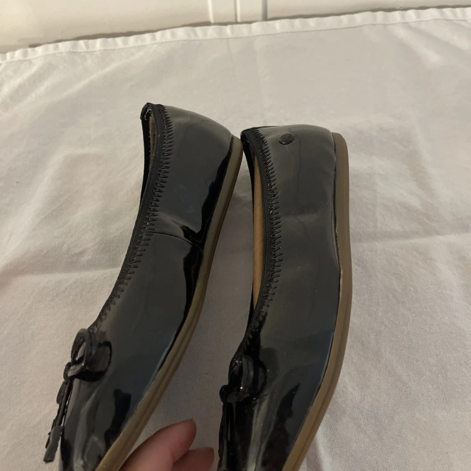 Hush Puppies Niña Josie Mary Jane Plano Negro HK161391 Talla 1 W 1 W con caja Foto 3 de 4