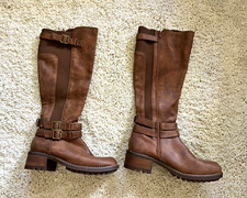 Naturalizer Women s Brown Knee High Riding Bo...