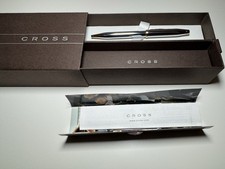 Cross Century II Medalist Ballpoint Pen - Chrome with Gold Trim - 3302WG
