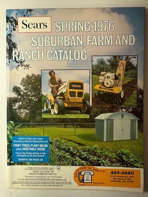 Sears Suburban, Farm and Ranch Catalog  Spring 1976