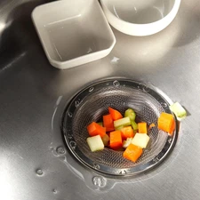 Stainless Steel Sink Drain Strainer - Mesh Kitchen Sink Strainer - Anti-Clogg...