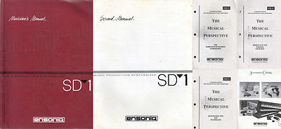 *ALL*Ensoniq SD1 Manuals Thumb Drive - Musicians Manual, Sound Manual + others