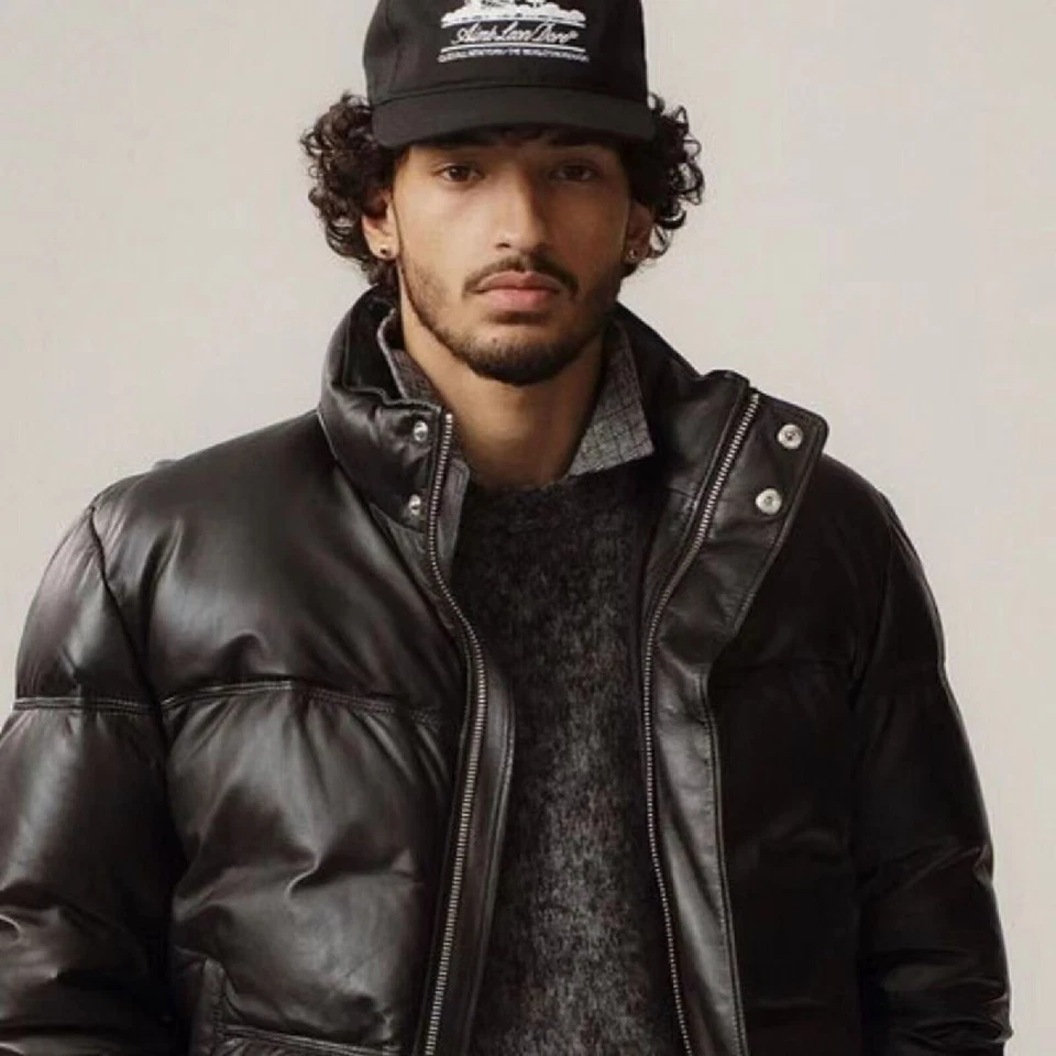 Boné de beisebol masculino Aimé Leon Dore Unisphere chapéu hip hop aba plana snapback branco - Imagem 4 de 4