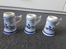 3 x Small Pitcher Original Delfts Holland