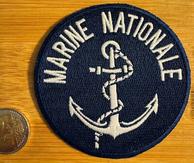 Ecusson patche marine nationale cocarde aéronavale blason emblème patch brodé | UK