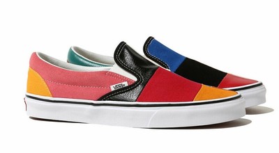 vans patchwork classic slip on