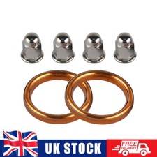 Exhaust Pipe Gasket Nut For Honda XL 250R 82-87 500R 1982 XR200R XR250R 1981-82