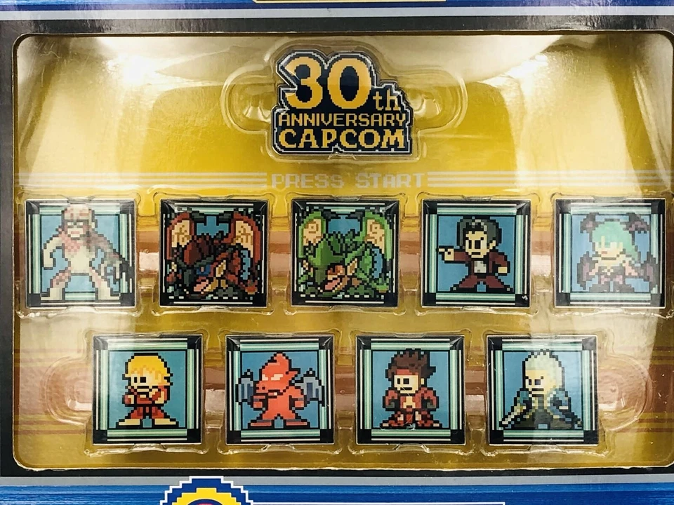Capcom 30th Anniversary Pins Set Rivals Ace Attorney/Resident Evil/Devil May Cry - Image 2 of 3