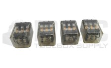 LOT OF 4 POTTER  BRUMFIELD KUP-14D15-24 RELAY 24VDC 3A 1/2HP 600VAC