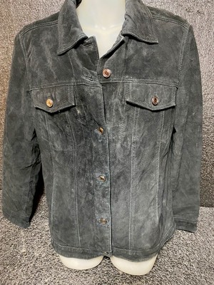 denim & co leather jacket