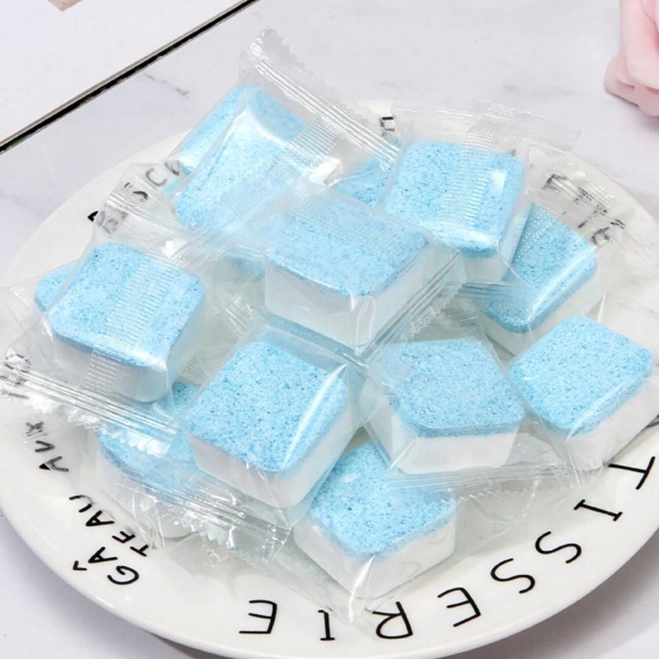 Finally Fresh Washing Machine Cleaner White Count Powder Tablets 10/20