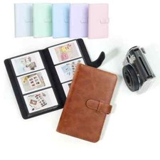 PU Leather 3Inch Photo Album Elegant 6 Slot Display Wedding Guest Pictures Case