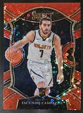 Facundo Campazzo 2020-21 Select CONCOURSE RED FAST BREAK PRIZM RC (#'d 33/49)