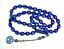 thumbnail 1  - Exclusive 45 Faceted Amber Tespih Islam Prayer Beads Plum Blue Caribbean Amber