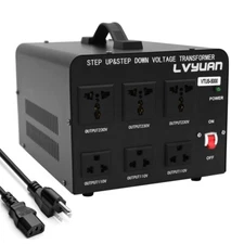 3000W Voltage Transformer Converter Step Up&Down 110v⇋240V US ⇋ EU UK-Free Ship