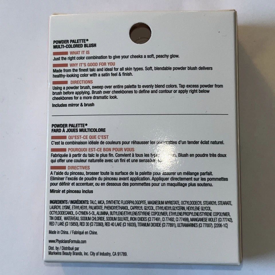 Physicians Formula Powder Palette Blush, 3537 Blushing Berry, 0.17 Ounce *NEW* - Image 2 of 4