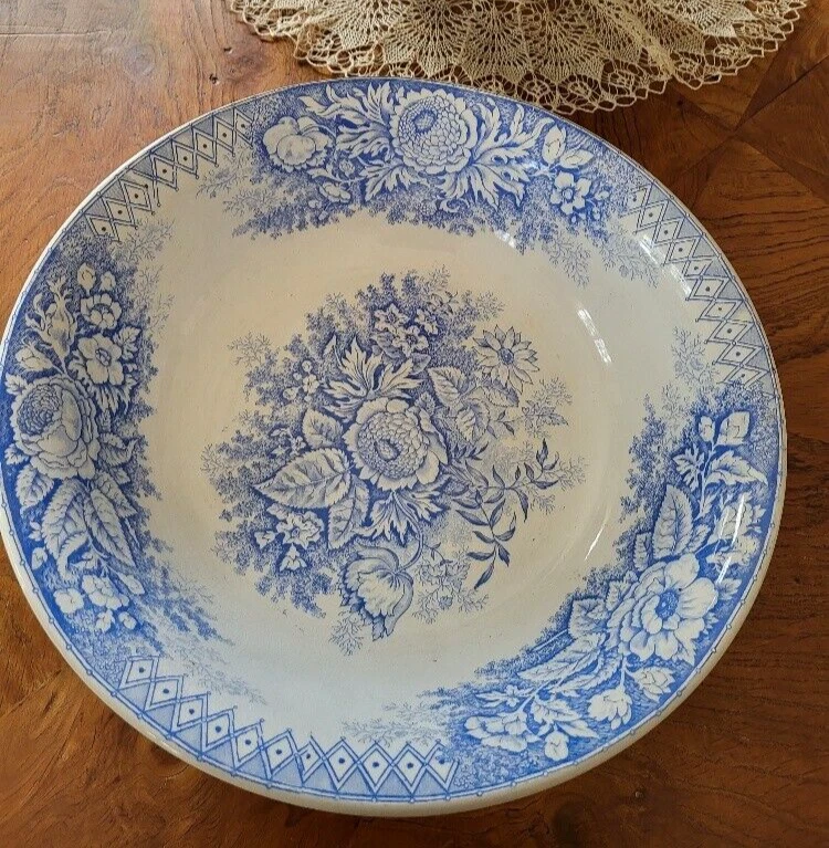 Ensemble toilette "Jardinière" , faience Saint Amand Hamage Nord - Photo 4/4