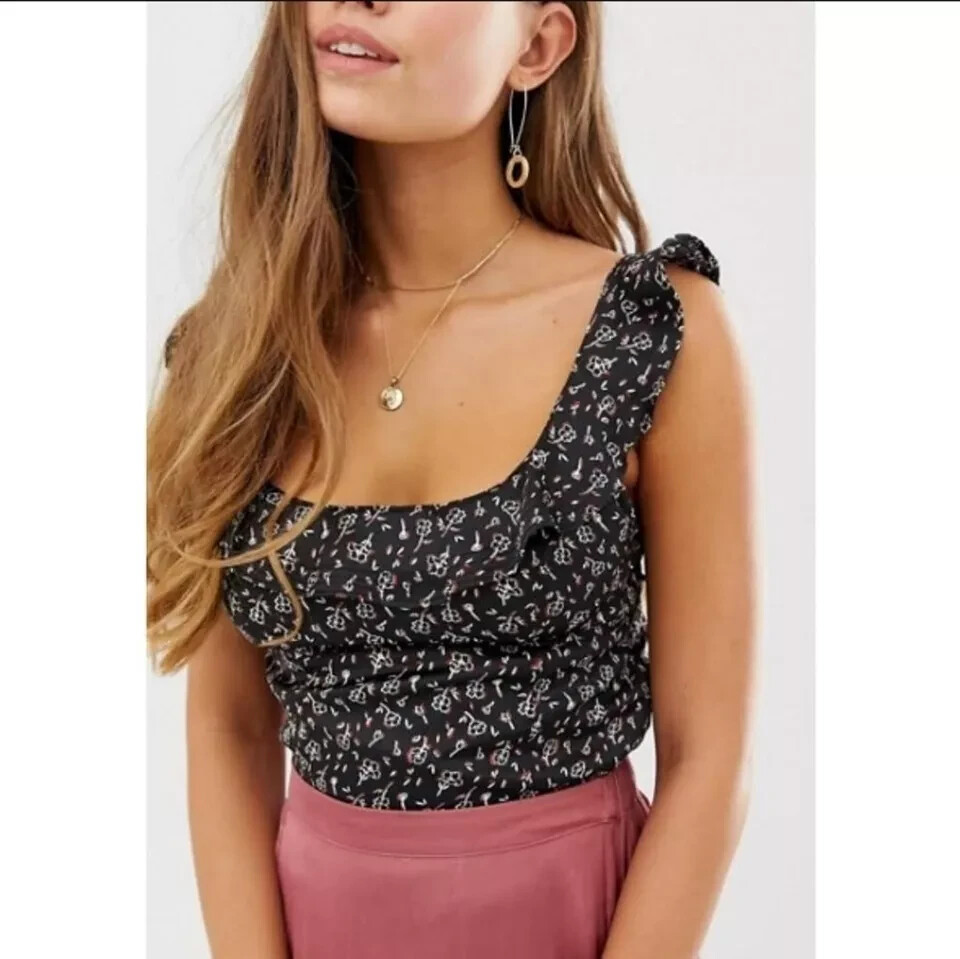 ruffle strap top