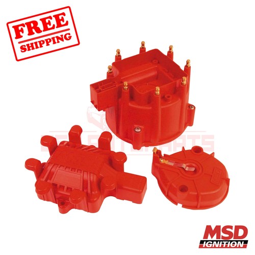 Hei Distributor Chevy 350 MSD Street Fire HEI Cap &amp; Rotor Kit - GM