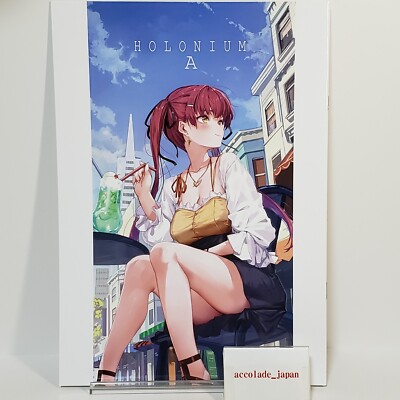 Holonium A Hololive Art Book Asaka Ai 	SEA SIDE A4/20P Doujinshi C103