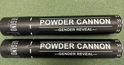 Legend & Co Baby Girl Gender Reveal Powder Cannons - Two Girl/Pink Cannons