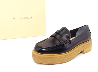 LOEFFLER RANDALL RIKKI Plateau Slipper Damen Halbschuhe Schuhe Schwarz Gr. 42