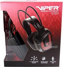 Patriot - PV3607UMLK - Viper V360 7.1 Virtual Surround Headset - Black