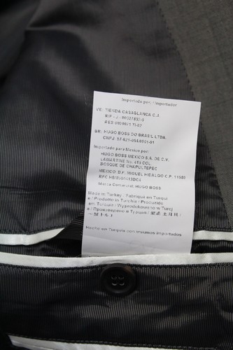 Hugo Boss Aamon/Hago Blazer Herren US 42R Wolle Mohair Einreihig Gefüttert - Bild 10 von 10