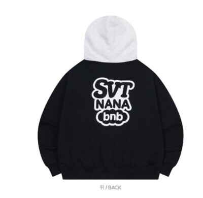 NANA bnb WITH SEVENTEEN Official GOODS MD Zip-Up Hoodie L SIZE NEW