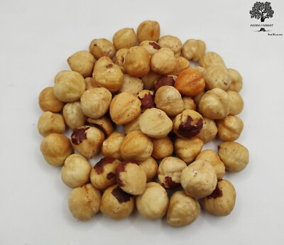 Whole Hazelnuts Roasted & Unsalted - 220 g - 1.95 Kg -  Natural Blanched