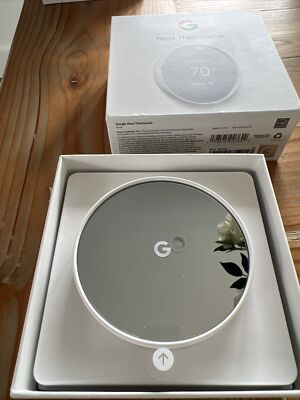 Google Nest Smart Thermostat, Snow - GA01334-US