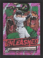 Giancarlo Stanton 2021 Donruss Unleashed Pink Fireworks New York Yankees #UNL6