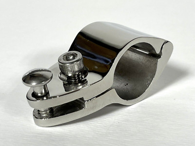 BIMINI TOP 1'' 316 STAINLESS STEEL HINGED JAW SLIDE MARINE BOAT HARDWARE FITTING