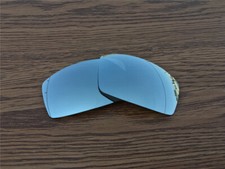 Silver Titanium polarized Replacement Lenses for Oakley Square Whisker