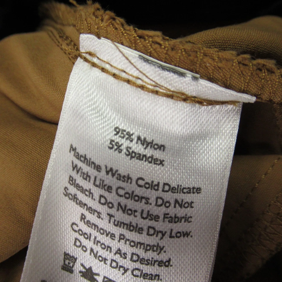 Pantalones Cortos Eddie Bauer Para Hombre 40 Bolsillos Chinos Exterior Ligeros Marrón Foto 4 de 4