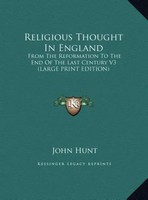 John Hunt | Religious Thought In England | Buch | Englisch (2011)