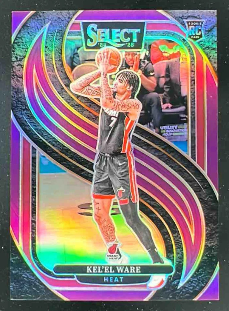 2024-25 Panini Select Premier Purple Prizm #191 Kel'el Ware RC /99