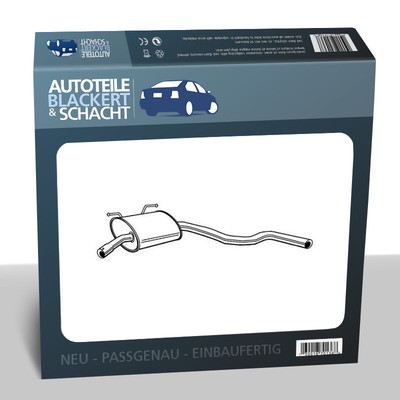 Mittelschalldämpfer für FORD SCORPIO 2.5TD 10/94-98